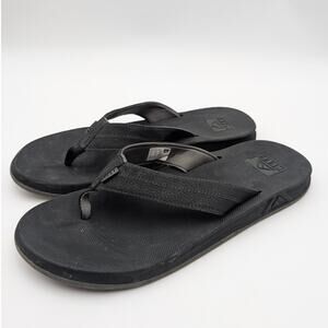 Reef Element TQT Flip Flop Thong Sandals Slip-On Men's Black Size US14 EU47